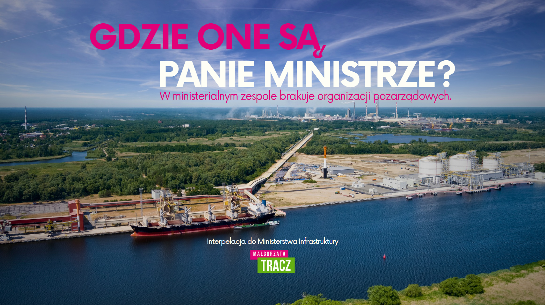 Interpelacja ws. udziału organizacji pozarządowych w Zespole doradczym do spraw przygotowania propozycji zmian prawnych w obszarze zarządzania gospodarką wodną